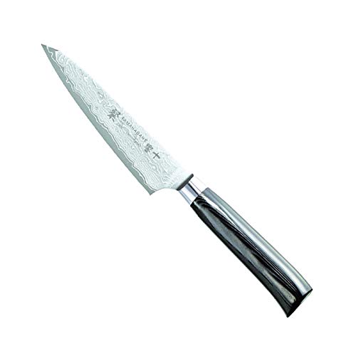 片岡製作所 ペティナイフ ブラック 120mm TAMAHAGANE 粲 響十 SNK-1108