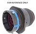 Deutsch - Te Connectivity Circular Connector, Receptacle, 31 Position, 24-31, in Line - MS3471L24-31BY
