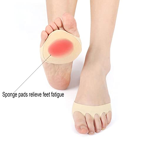 Toe Socks for Women,No show Socks for Heels Topper Sandal Oxfords Flat Pumps4