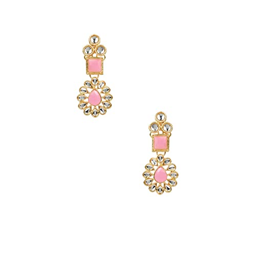 Kundan Necklace Set with Earrings & Maang Tikka