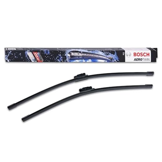 Bosch A494S Flat Wiper Blade for Imported Vehicles Only For AeroTwin Models 23.6 / 19.7 inches (600 / 500 mm)