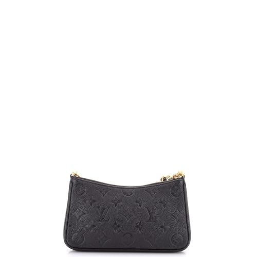 Pre-Loved Easy Pouch on Strap Monogram Empreinte Leather, Black3