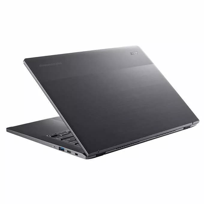 Image of acer Chromebook Plus, 14 inch FHD (1920 x 1080) Touchscreen Display Laptop, Intel i3-N305, 8GB LPDDR5 RAM, 512GB PCIe SSD, Webcam, Chrome OS, Gray, Protective Sleeve Included, TWE 64GB SD Card