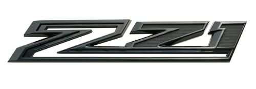 Image of 2 Pack 2019-2025 Z71 Emblem Decals Side Badges Compatible with Silverado Z71 Parts 84632695 (Glossy Black)