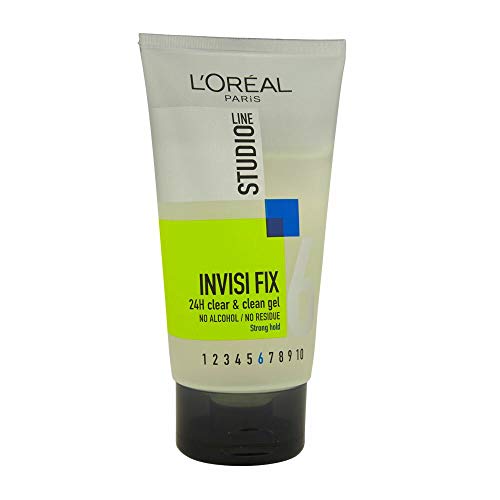L'Oreal Paris Men's Hair Styling Gel - Invis Fix Clean Gel, No. 6 | 150 ml