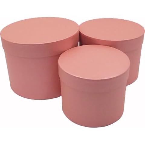 INERRA Flower Hat Boxes Set of 3 Cover