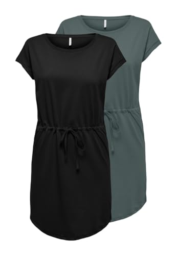 Onlmay Life S/S Dress 2 Pack Ay Cs JRS