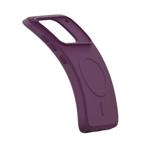 Image of Back Cover Compatible with Realme P4 Pro 5G | MagFit Ring Design (Non-Magnetic) | Shockproof Case | Anti-Slip Grip | Raised Camera Edges | Slim Protective Case for Realme P4 Pro 5G (Purple)