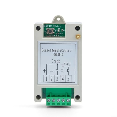 Receptor de 2 vías Genset Control inalámbrico de doble voltaje para arranque de generador 8