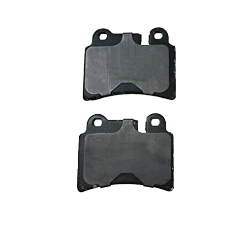 Image of Detroit Axle - Rear Ceramic Brake Pads with Hardware Set Replacement for 2007 2008 2009 2010 Volkswagen Touareg - 4pc Set