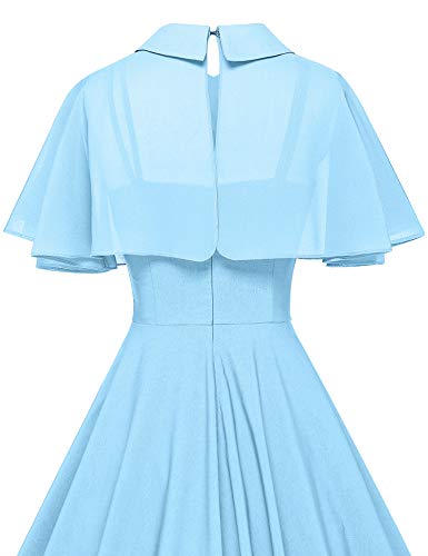 Image of GownTown Women's 1950s Cloak Two-Piece Cocktail Dress