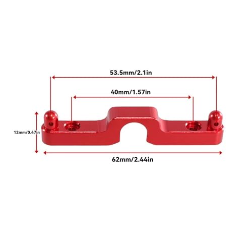 Accessoires voiture RC 14301 corps pilier fixe métal bleu robuste
