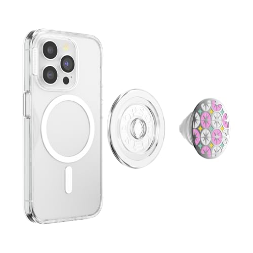 Image of PopSockets Phone Grip for MagSafe, Magnetic Holder, Phone Stand, Enamel - Atomic Wallpaper