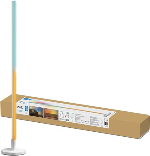 Image of WiZ Connected Smart Floor Lamp - Dimmable Lamp for Living Room with Dual Color Zones - 2.5Ghz Wi-Fi - Compatible with Alexa and Google Assistant - 1 Pack