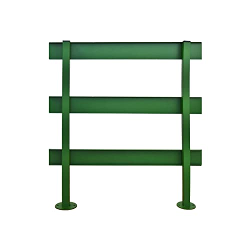 Clôture lattes Easy Mod Ranch vert 100 cm avec système d'assemblage simplifié - 3