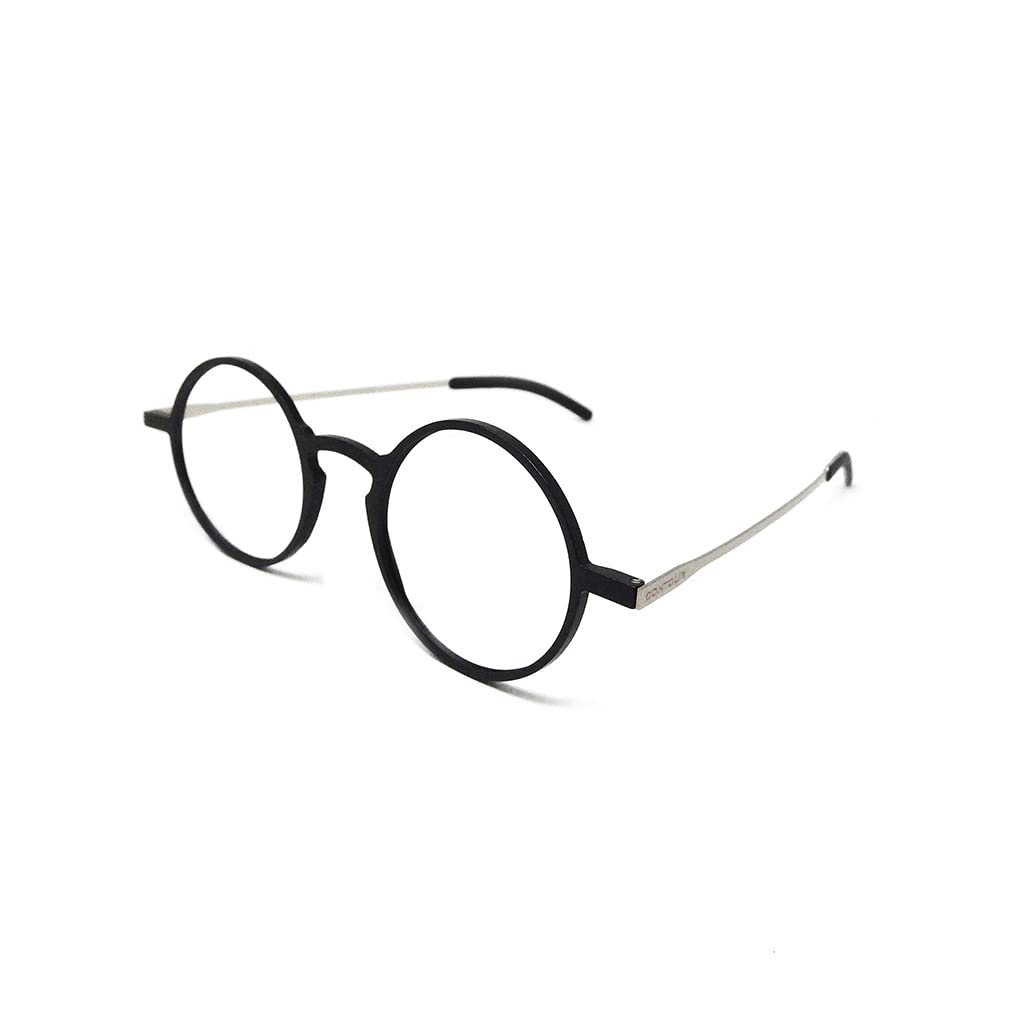 CONTOUR ZIPO - Occhiali da lettura o vista stanca, con filtro di luce blu per computer e schermi, ultra leggeri e super resistenti, con custodia in alluminio ultra sottile
