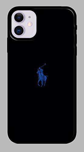 WorldSell Funda de Silicona Suave Case Cover Protección Cáscara Soft Gel TPU Apple I Phone 11 LOGHI 066 Polo Ralph Lauren