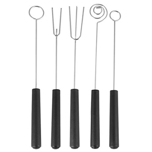 5pcs Tool Chocolate Fork Picks Kitchen Gadget Home Barbecue Cooking Reusable BBQ Skewers Grilling Chocolate Fondue Food Decor