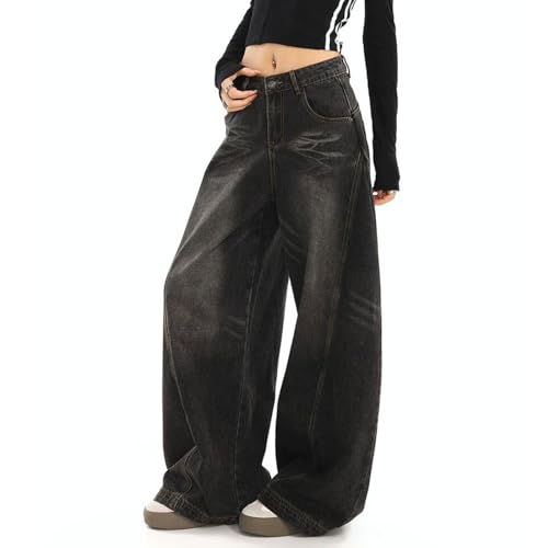 Baggy Jeans for Women Men Wide Leg Barrel Jeans High Waist Denim Pants for Woman Boyfriend Streetwear Clothes3