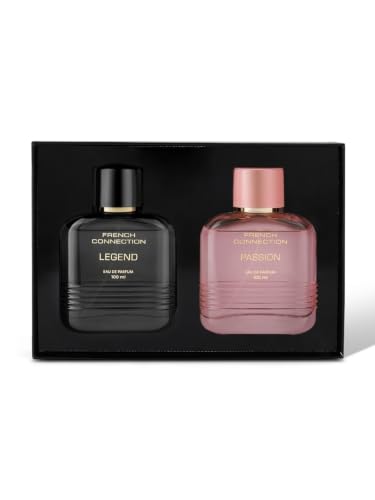 Image of FRENCH CONNECTION | THE ICONIC DUO GIFT SET | FOR MEN& WOMEN | ADULTS EXQUISITE FRAGRANCE DUO | PERFUME PACK FOR COUPLE GIFT SET | 100ML MEN+100ML WOMEN