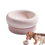 Cuencos de cerámica para gatos, comedero de cerámica para cachorros, plato elevado para gatos, recipiente de comida para gatitos, cuenco de agua de cerámica para gatos, suministros para mascotas para