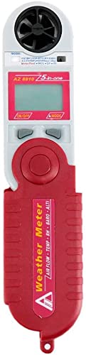 AZ8910 Pocket Barometric Anemometer Wind Speed Temperature Humidity Barometric Pressure Altitude 5 in 1 Anemometer AZ-8910