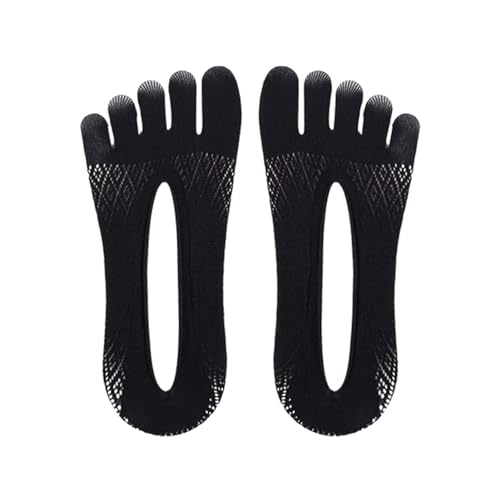 Toe Yoga Socks Elastic Socks 1 Pair Men Toe Socks Soft Breathable High Elastic Athletic Running Five Finger Socks