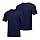Hanes Men's Short Sleeve Beefy-T (Pack of 2), Navy, X-Large