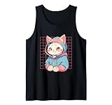 Photo Gallery cool anime cat carino giapponese cartoon style grafica canotta Photo Gallery cool anime cat carino giapponese cartoon style grafica canotta