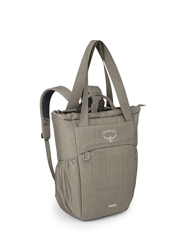 Osprey Poco Baby Changing Tote - Travel Diaper Bag with Changing Pad, Tan Concrete