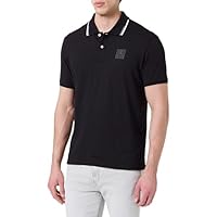 Champion Herren Legacy Athleisure Polo Gallery-S/S Polohemd, Schwarz, Large