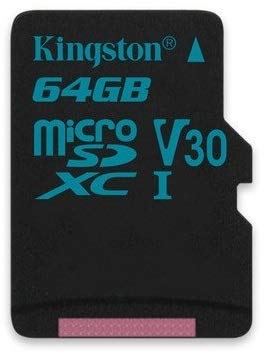 Amazon | Kingston 64GB SDXC Micro Canvas Go!メモリーカードと