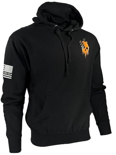 Howitzer Style Men's Hooded Sweatshirt Liberty Forged Military Grunt MFG4