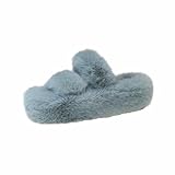 Photo Gallery gyios pantofole donna di pelliccia con sola spessa per abbigliamento da esterno, piattaforme cotone tacco a cuneo alla moda-blu-35 Photo Gallery gyios pantofole donna di pelliccia con sola spessa per abbigliamento da esterno, piattaforme cotone tacco a cuneo alla moda-blu-35