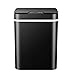 Pattumiera automatica senza contatto con sensore di movimento a infrarossi, 12 l, colore nero
