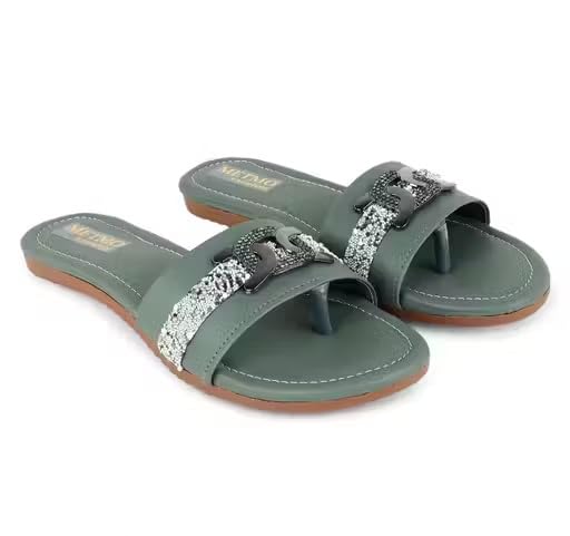 Image of Butchi Stylish Women's Sandal Design No L1993 Color Green