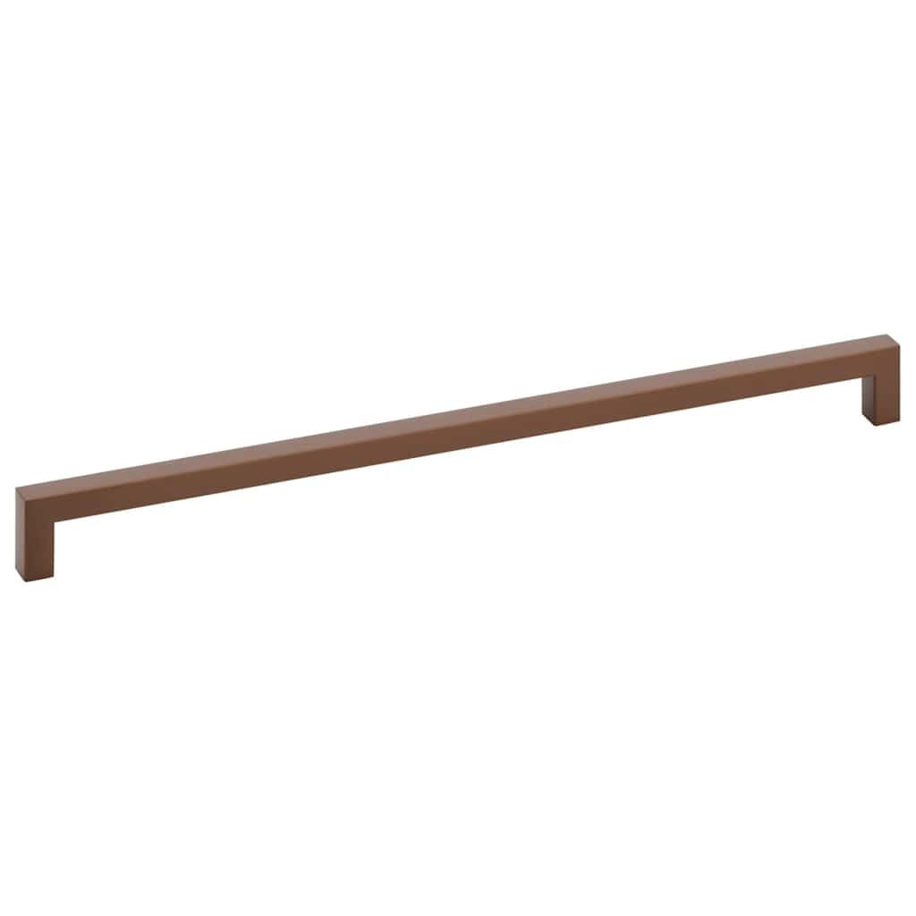 Tiradores para muebles (5 unidades, acero inoxidable, 480 mm), color bronce