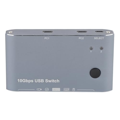 USB Switch Hub 10Gbps Jectse commutateur USB 3.2 2 ordinateurs portable PC clavier