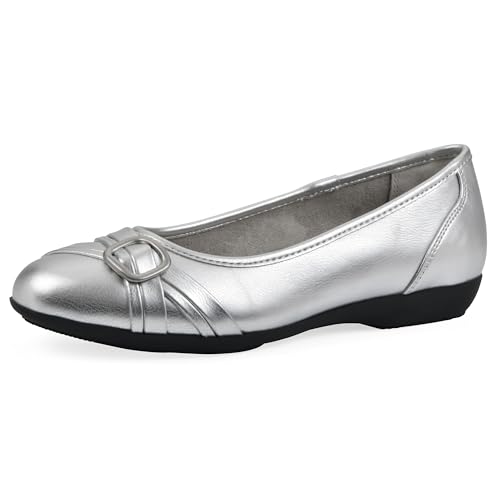 Image of Cliffs by White Mountain Women's Cushioned Calming Ballet Flat