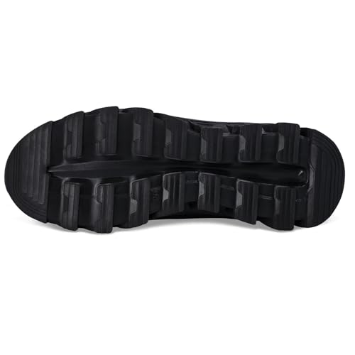 YTRXM Boys Girls Sneakers Lightweight Lace-up Children Tennis Shoes Non Slip Athletic Sports Running Walking Gym Shoes for Boys Girls Black 12.5 Little Kid4