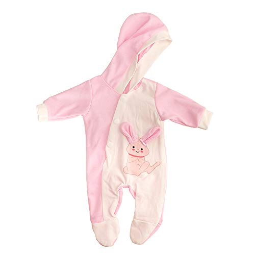 Miunana Abito Rosa con Cappuccio per 36 CM - 46 CM...