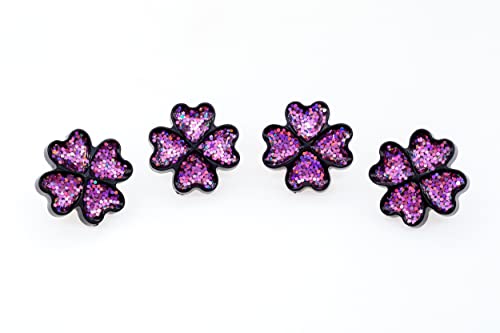 Image of FD&D Multiple Use Shining Screw Cap, Pink Lucky Clover Pattern with M5 Machine Screw
