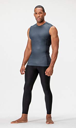 Image of DEVOPS 3 Pack Men's Athletic Compression Shirts Sleeveless