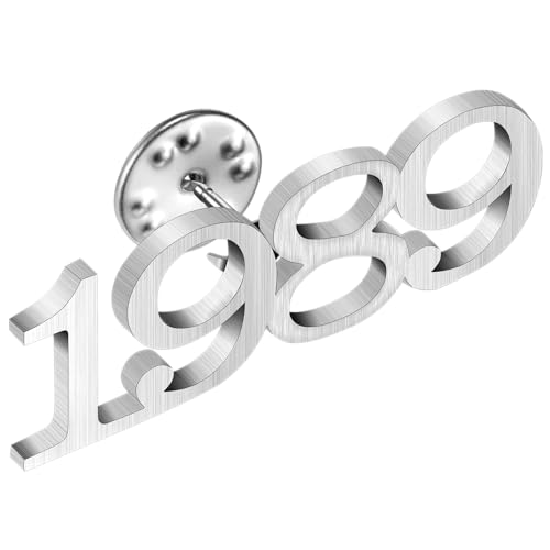 Image of AMITER Birth Year Lapel Pin, 1970-2025 Enamel Brooch Pins Tie Tacks for Men & Women Birthday, Graduation, Anniversary