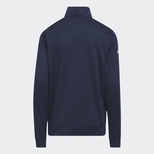 adidas Boys' Heather Quarter Zip Golf Pullover2