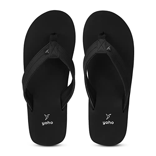 Image of YOHO OAK's Big Size Slipper for Big Feet Mens |Soft Ortho slippers | Soft comfortable and stylish flip flop slippers for men| Plus size slipper