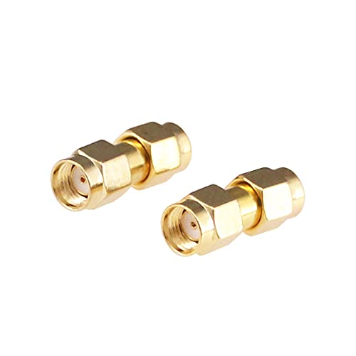 RFaha 6pcs Antenna Adapter RPSMA Male to RP-SMA Male Connector Splitter Converter for Wi-Fi Antenna Radio FPV Drone(F11-6) - Image 4