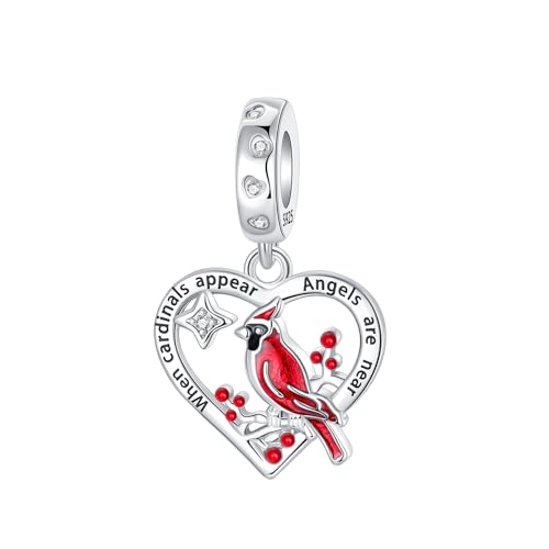 925 Sterling Silver Charms for Bracelets and Necklaces for Birthday Valentine's Day Fashion Jewelry for Women Friend and Mother