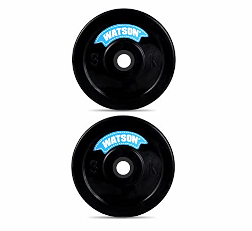 WATSON Store WATSON 12kg Rubber Dumbbell Plate, 25mm, 3x4 Pack - Image 6