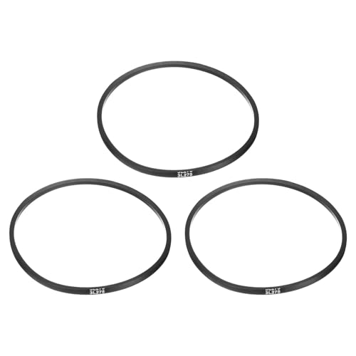 uxcell 3Pcs 3L275 Classic Wrapped Rubber V-Belt, 27.5"(699mm) Outside Circumference, 3L Profile V Belt 3/8" Width 7/32" Height